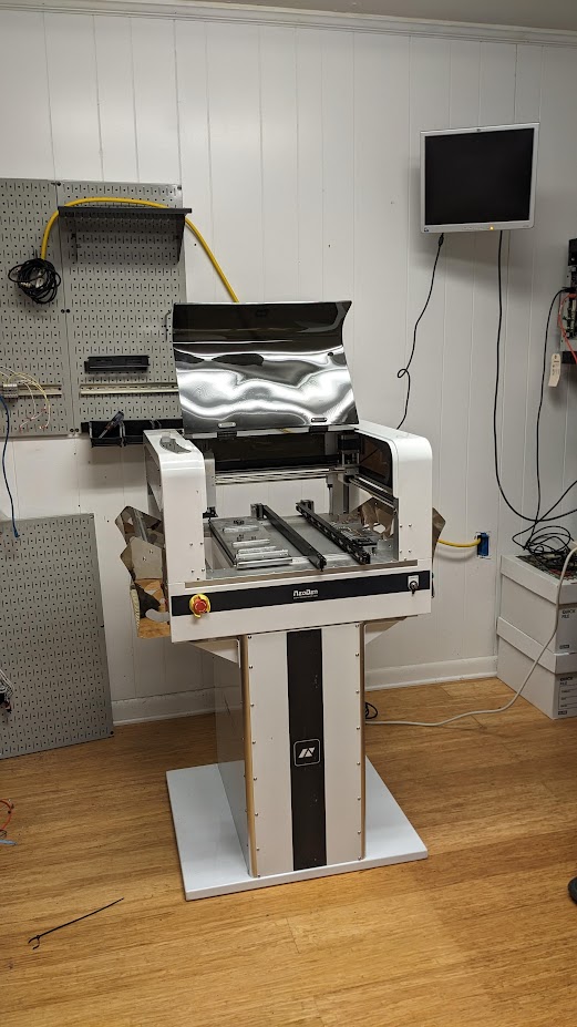 Neoden 4 pick and place machine on the shop floor