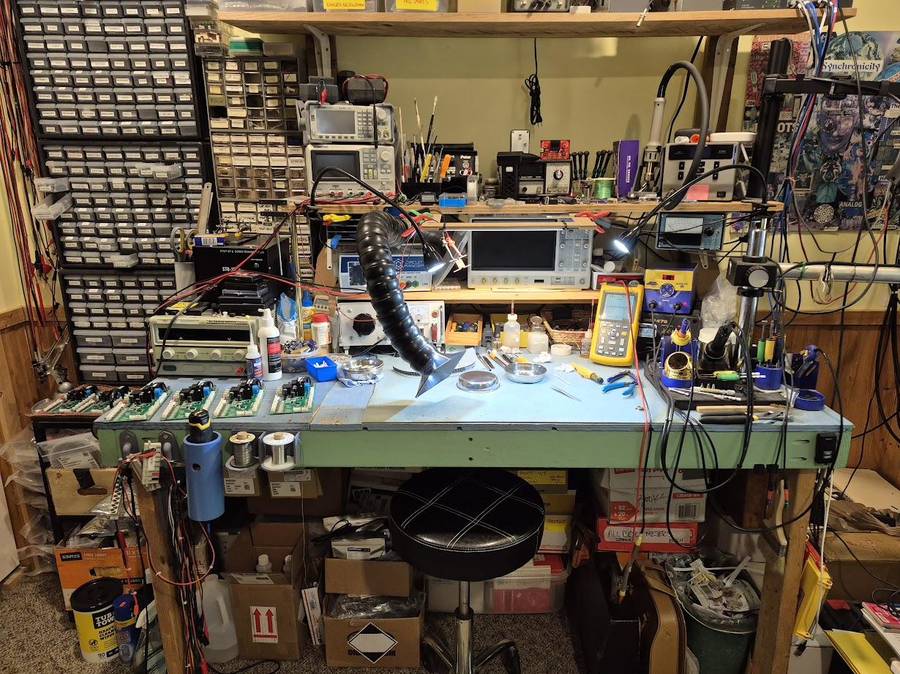 The bench, full setup